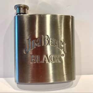 Jim‎ Beam Black Stainless Steel Flask